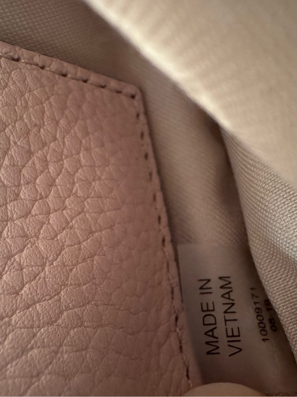 Tory Burch Pink Pebbled Leather Chain Strap Crossbody - Picture 7 of 7